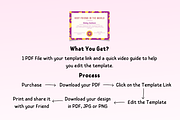 Friendship Certificate for a FRIEND, a Stationery Template by Your Social Bae (Thumbnail 3 of 3)