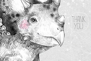 BABY DINOS watercolor set, an Animal Illustration by Natali Smolova (Thumbnail 12 of 12)