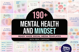 Mental Health Posts Templates