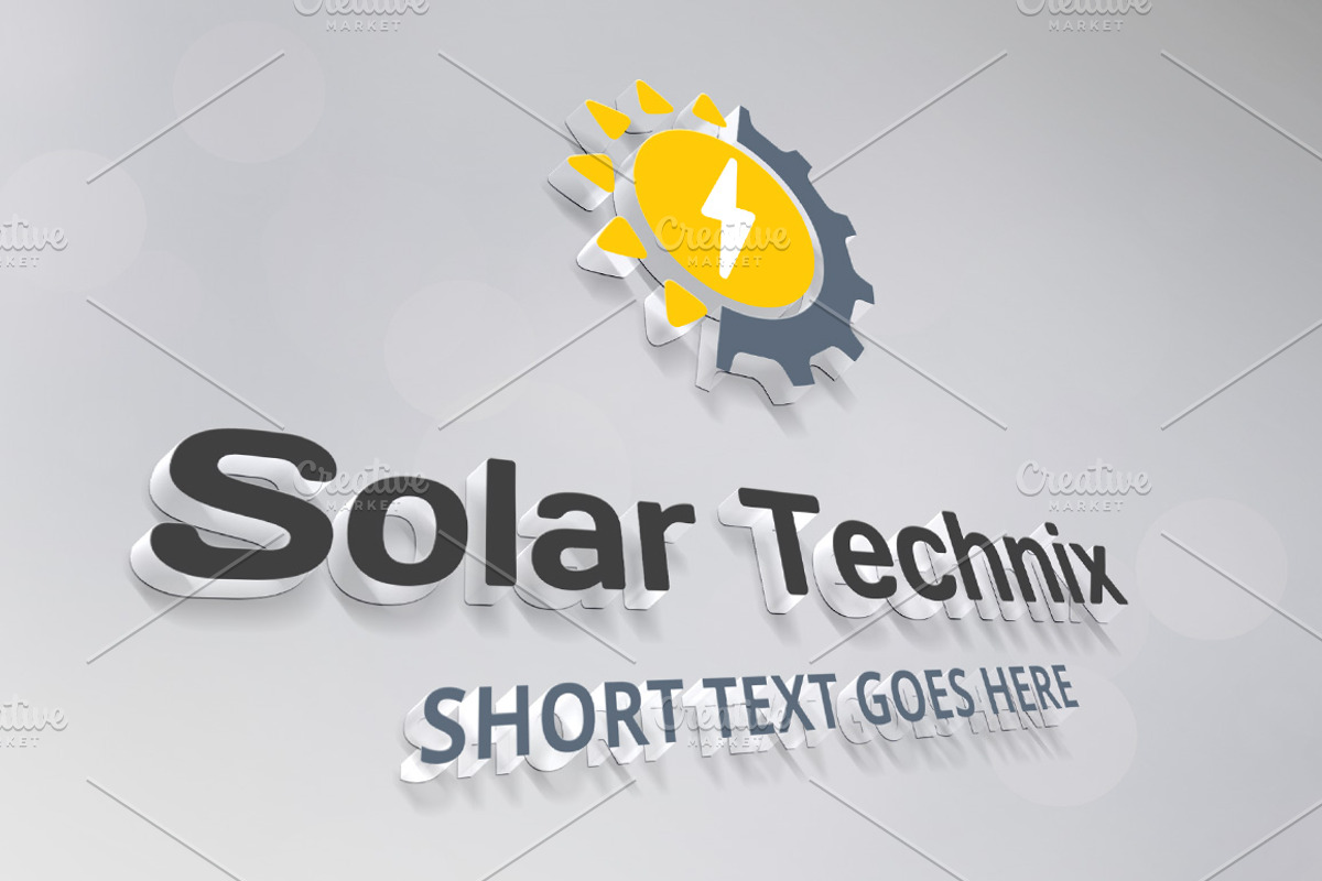 Solar Technology Logo, a Branding & Logo Template by Designoo (Photo 3 of 6)