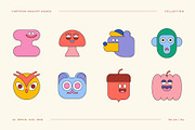 Cartoon Mascot Heads Collection, an Object Graphic by Léo Alexandre (Thumbnail 6 of 16)