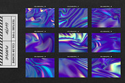 Holographic Backgrounds Collection, a Texture Graphic by MiksKS (Thumbnail 8 of 12)
