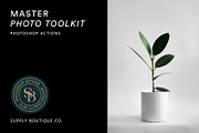 Master Photo Toolkit Photoshop ACT, an Action Add-On by Supply Boutique Co. (Thumbnail 1 of 14)