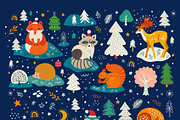 Cute Christmas collection, a Seasonal Illustration by MoleskoStudio (Thumbnail 6 of 7)