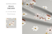 Piggy Dreams –Kids Seamless Patterns, a Pattern Graphic by PROTEA Watercolor Studio (Thumbnail 4 of 8)