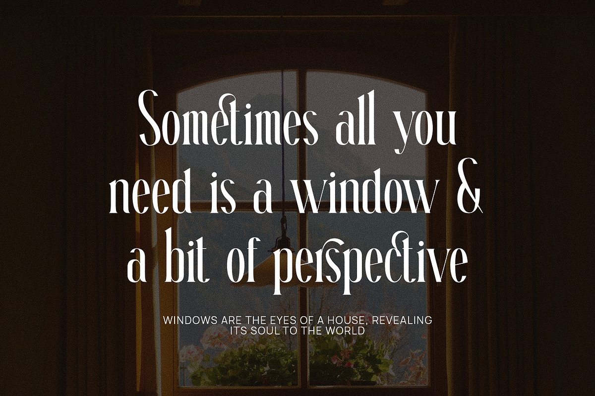 Brigonsya Elegant Ligature Serif Fon, a Serif Font by Perfectype (Photo 5 of 6)