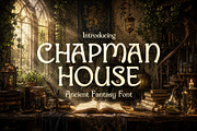 Chapman House - Fantasy Typeface, a Serif Font by HipFonts (Thumbnail 1 of 8)