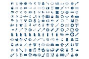 Big Garage Set. EPS - JPEG - PNG, an Outline Icon by WINS Doodle shop (Thumbnail 2 of 4)