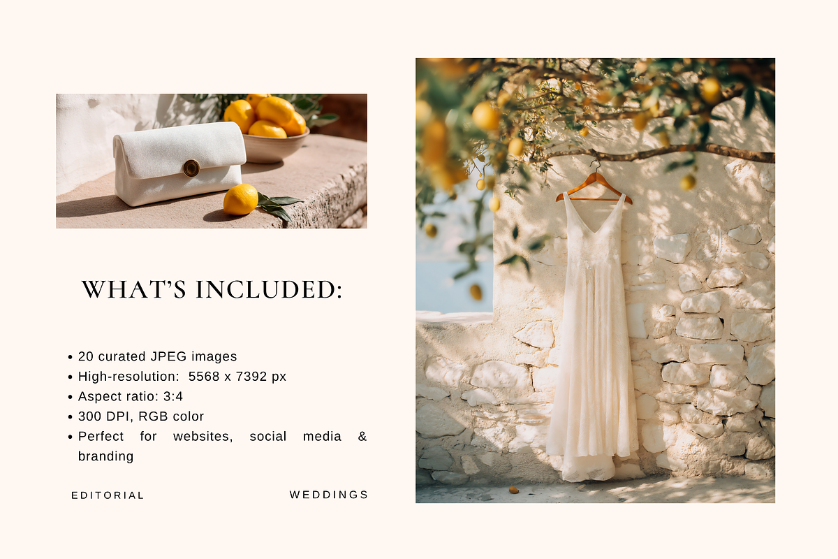 Mediterranean Wedding Photo Bundle, a Beauty & Fashion Photo by Serenefeeling (Photo 6 of 9)