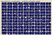 Across Others - Futuristic Font, a Sans Serif Font by 177Studio (Thumbnail 8 of 8)