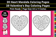 Valentine's Day Coloring Pages Vol-2, an Object Illustration by mirajeee (Thumbnail 2 of 4)