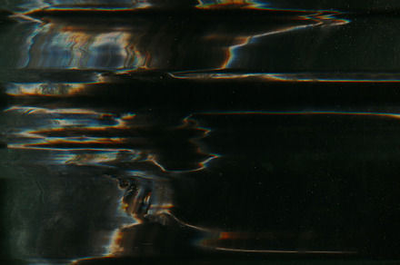 Plastic wrap distressed foil flare wrinkled dust