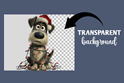 Quirky Christmas Dog Sublimation, an Illustration by Designworld (Thumbnail 3 of 6)