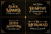Zailander - Vintage Font + Logo Set, a Sans Serif Font by Dirtyline Studio (Thumbnail 4 of 11)