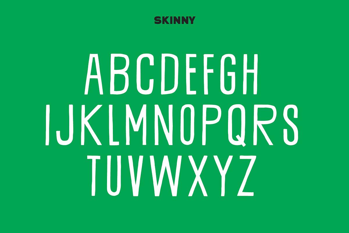 YOUNG GUN — A Wonky Headline Font, a Font by Millieangelo (Photo 2 of 11)