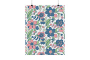 Classic Floral Harmony – Vintage, a Texture Illustration by kraalikaacreations (Thumbnail 7 of 7)