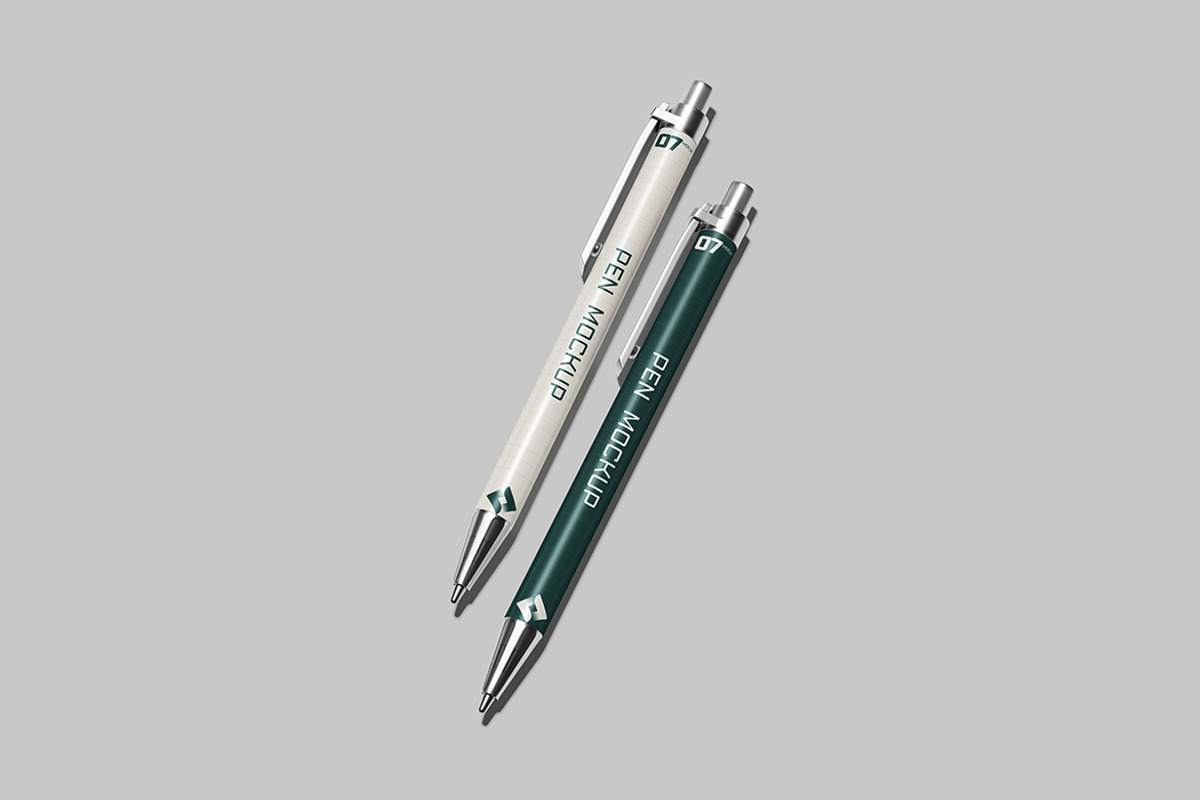 Pen Mockup, a Pens & Pencil Mockup by seramoe (Photo 3 of 5)