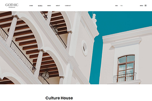 Architecture HTML5 Template - Gothic