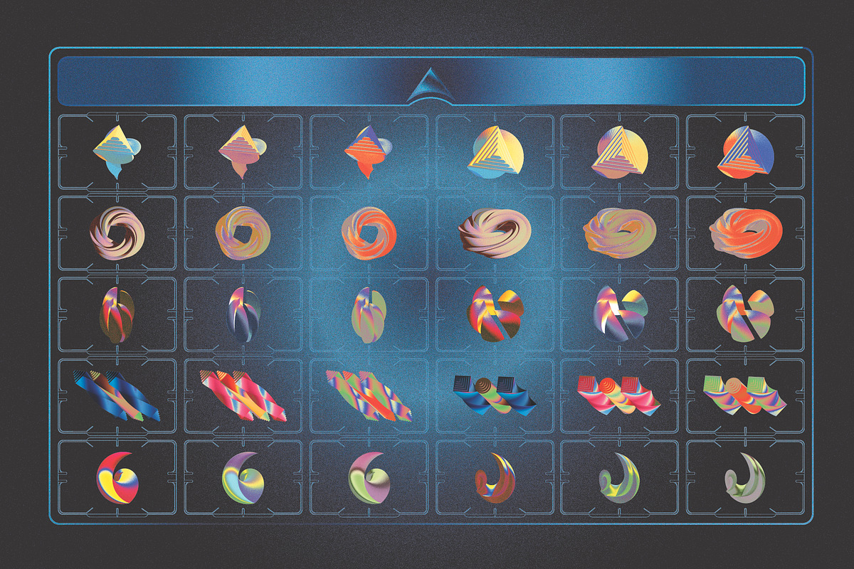 Mysterious 3D Shapes, an Object Graphic by Kapoor Design Empire (Photo 11 of 15)