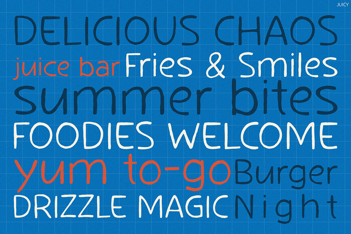 Juicy, a Font by Pinisi ART (Photo 3 of 10)