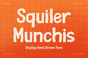 Squiler Munchis | Display Hand Drawn, a Handwritten Font by gracetype_studio (Thumbnail 1 of 12)