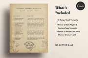 Vintage Recipe Template Canva, a Templates & Theme by OrganizationOasisRo (Thumbnail 2 of 10)