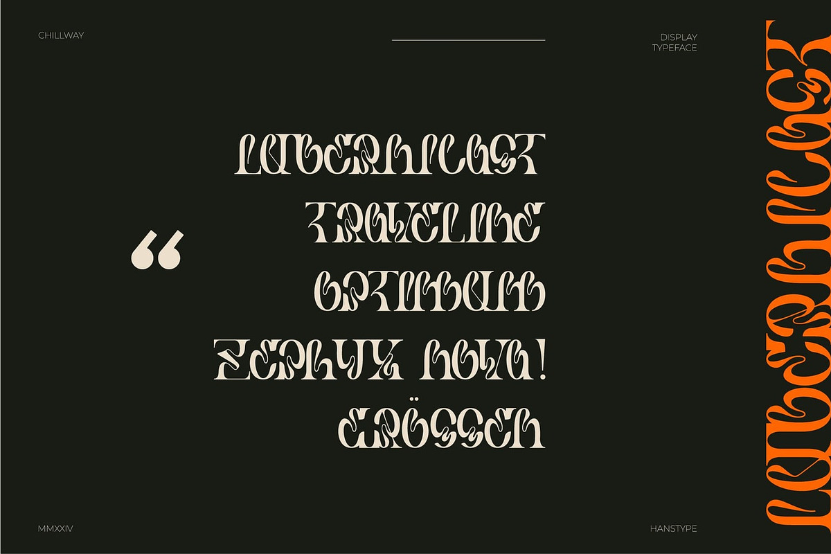 Chillway - Stylish Serif Font, a Font by Hanstype.com (Photo 8 of 11)