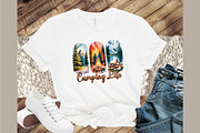 Camping Life Brushstroke Sublimation, an Illustration by Sublimation Artist (Thumbnail 3 of 9)