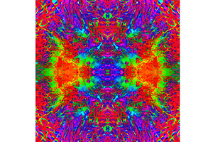 Psycho Ink  Seamless Repeat, a Pattern Graphic by Sharon Schwalbe