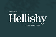 Hellishy Chic Serif Font, a Serif Font by UICreative (Thumbnail 1 of 12)