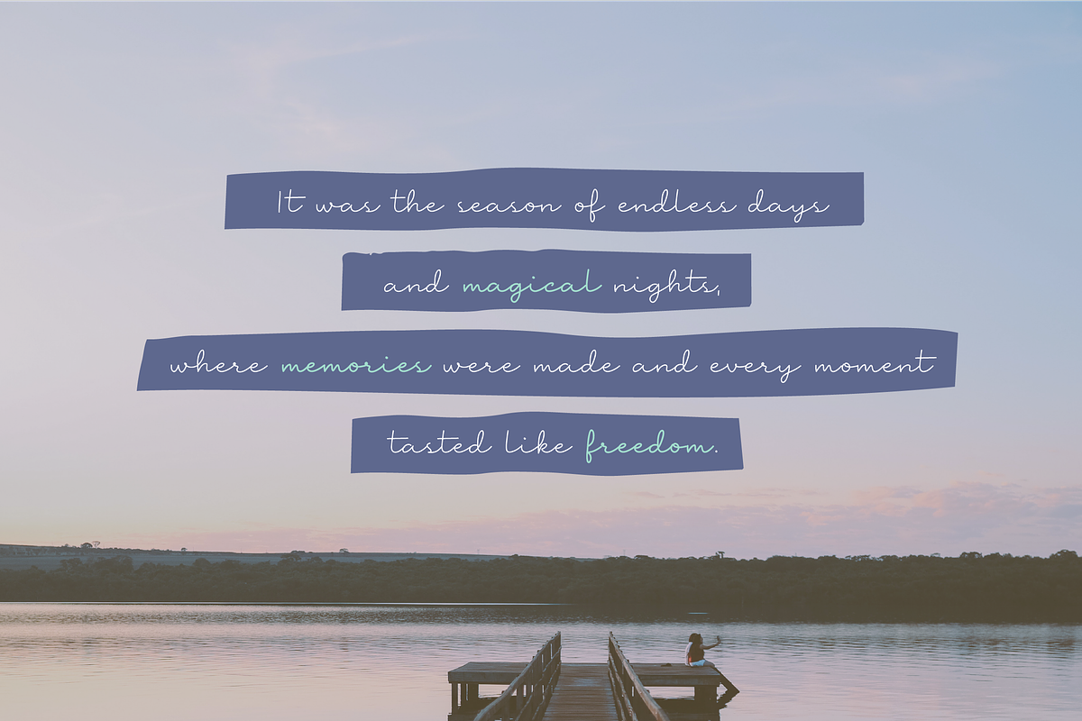 Tidelines - A Handwritten Script, a Handwritten Font by Vanem Studio (Photo 2 of 10)