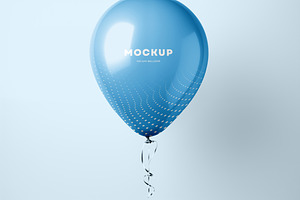 Helium Balloons Mockup