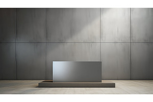 clean minimal podium background ai, an Abstract Photo by pikepicture