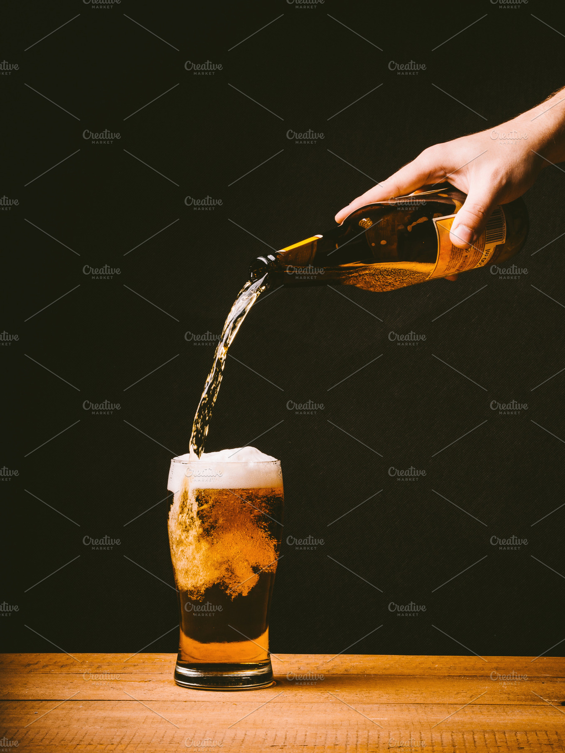 Pouring beer stock photo containing beer and beverage, a Food & Drink Photo by Pawel Kadysz