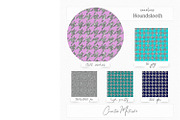 Silver Houndstooth Seamless Patterns, a Texture Graphic by Creative Matrix82 (Thumbnail 2 of 5)