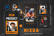 Nixua-Hype Instagram Stories & Post, a Social Media Template by MYDesign (Thumbnail 1 of 5)