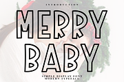 Merry Baby, a Script Font by InermediaSTUDIO (Thumbnail 1 of 8)