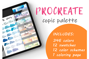 Procreate Markers Palette