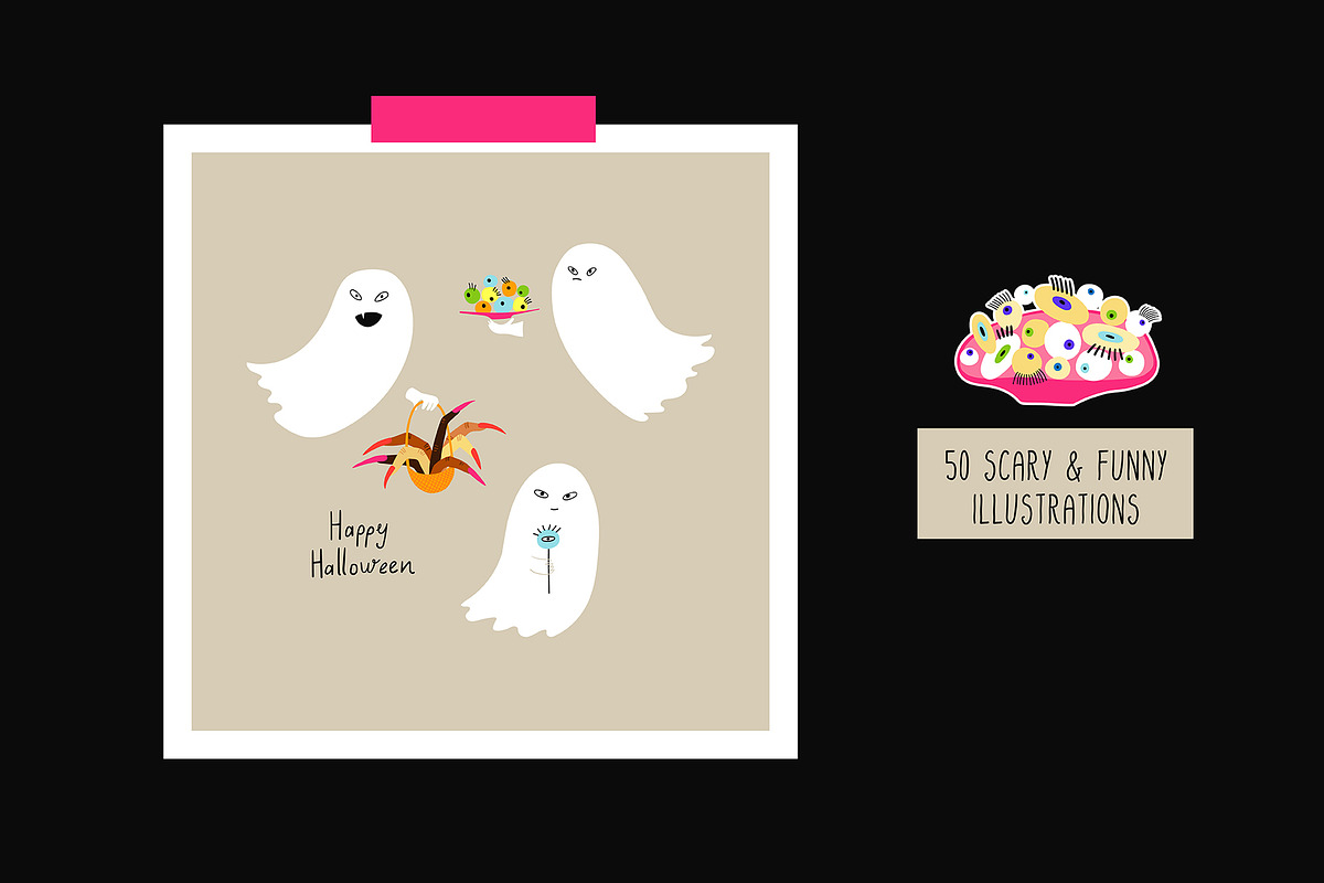 Halloween Spooky Stories, an Object Graphic by Annakniaz (Photo 2 of 13)