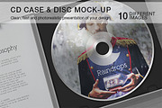 CD Case & Disc Mock-up, a Packaging Mockup by ItemBridge (Thumbnail 1 of 5)