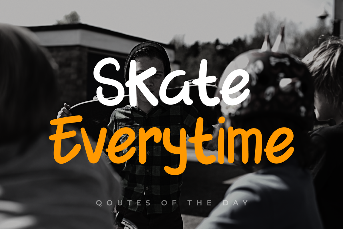 Srat Sret - Sporty Kids Font, a Sans Serif Font by Modestype Studio (Photo 9 of 11)