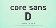 Core Sans D, a Sans Serif Font by S-Core (Thumbnail 1 of 6)