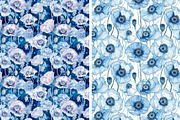 Floral Seamless Patterns Set, a Pattern Graphic by Bubert Art (Thumbnail 5 of 6)