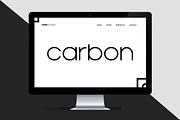 CARBON - Stylish Display Typeface, a Font by Designova® (Thumbnail 1 of 7)