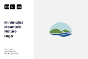 Minimalist Mountain Nature Logo, a Branding & Logo Template by Luxury Logos (Thumbnail 1 of 4)