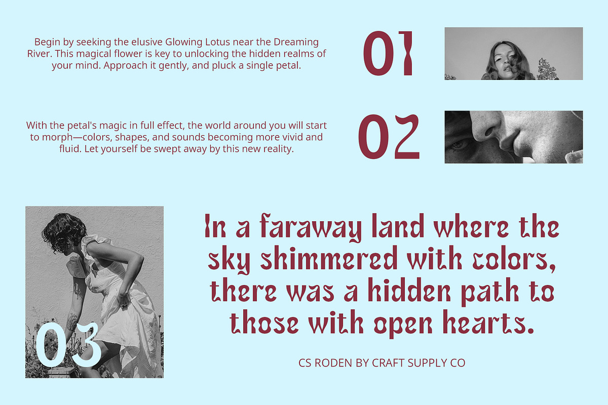 CS Roden – Psychedelic Font, a Sans Serif Font by Craft Supply Co. (Photo 5 of 8)