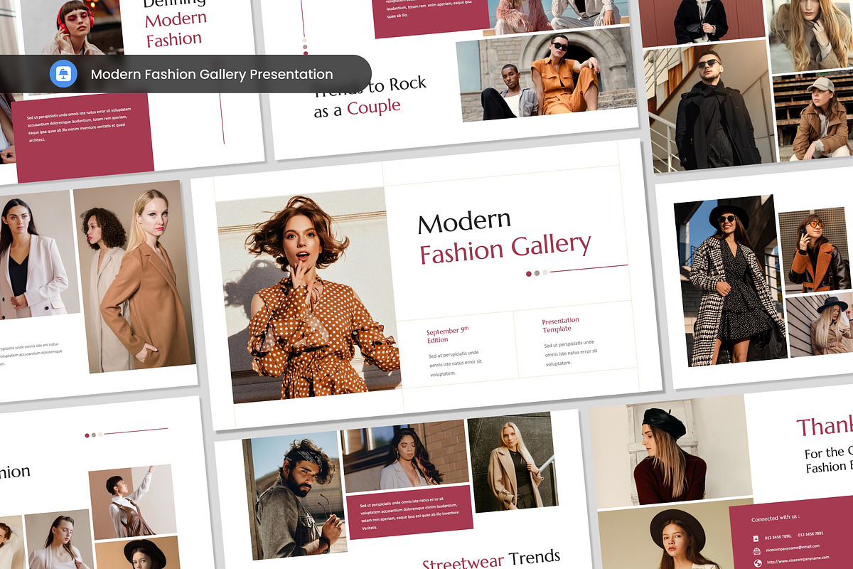 Modern Fashion Gallery Keynote, a Presentation Template by Antstheme (Photo 1 of 2)