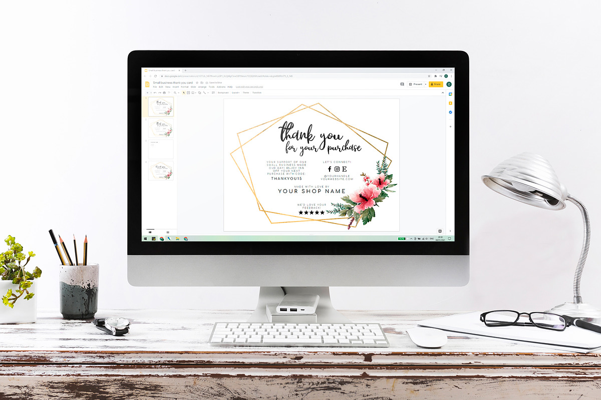 Thank You Card Template | Business, a Card Template by DesignStudioTeti (Photo 2 of 5)