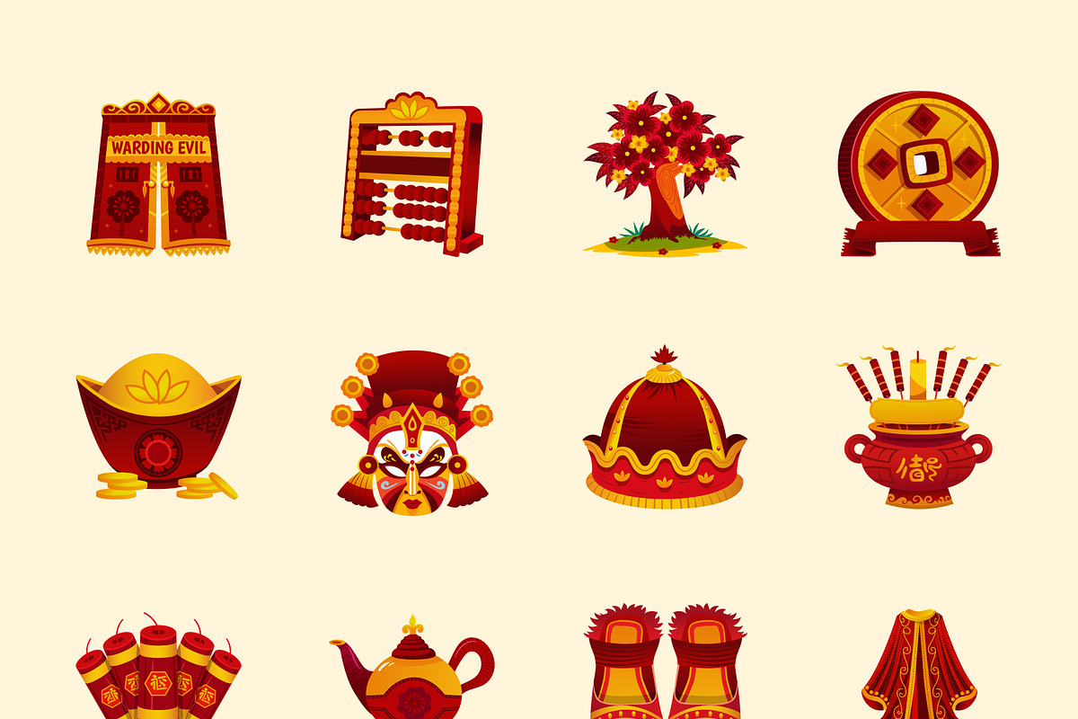 Chinese New Year Illustrations, a Decorative Illustration by Creative Stall (Photo 7 of 8)