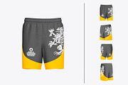 Men Shorts Mockup, an Advertising Mockup by OneVectorStock (Thumbnail 1 of 2)